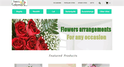 Desktop Screenshot of flowerstocolombia.com